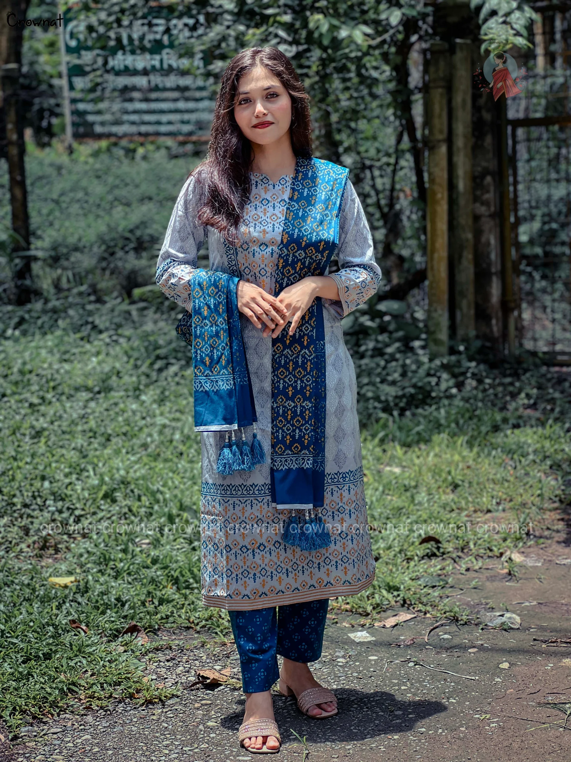 Premium Unstitched 3-Piece Code - 01 - Image 5