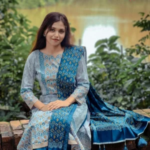 Premium Unstitched 3-Piece Code - 14