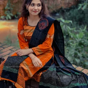 Premium Unstitched 3-Piece Code - 15