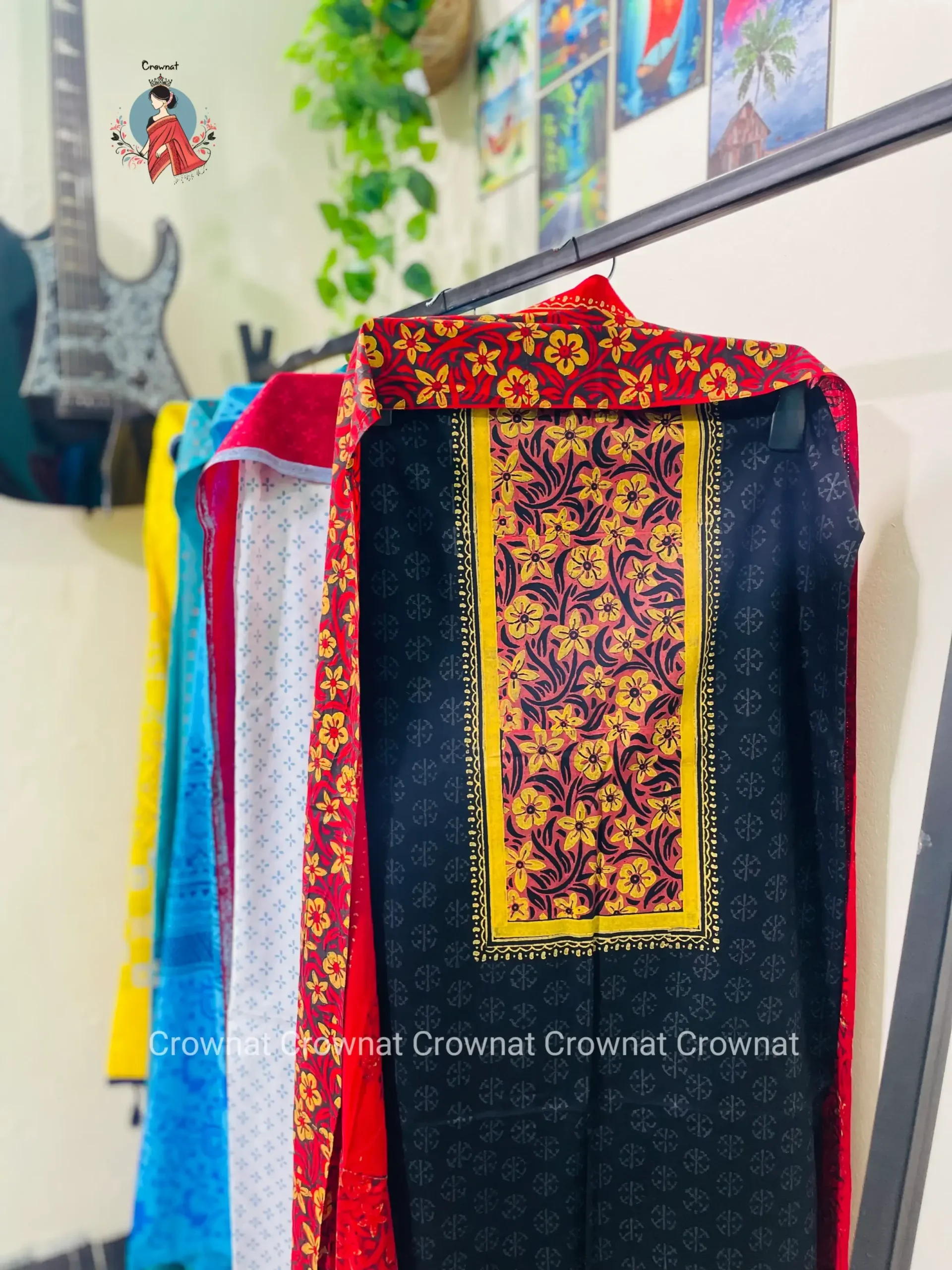 Premium Unstitched 3-Piece Code - 07