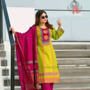 Premium Unstitched 3-Piece Code - 17