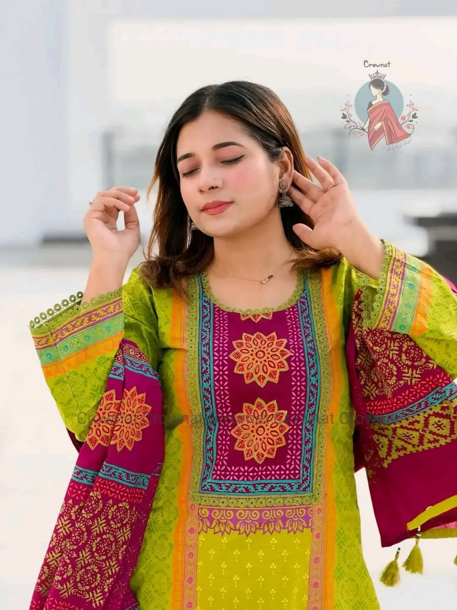 Premium Unstitched 3-Piece Code - 17 - Image 3